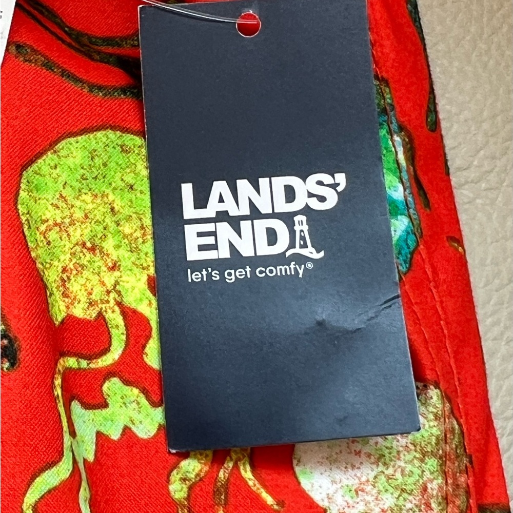 🆕 Lands’ End boys size 18-20 XXL jellyfish print swim trunks - Picture 6 of 12